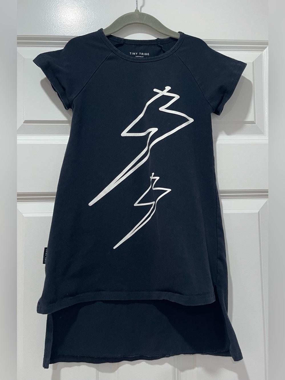 Tiny Tribe dress - 6 - lightning bolts